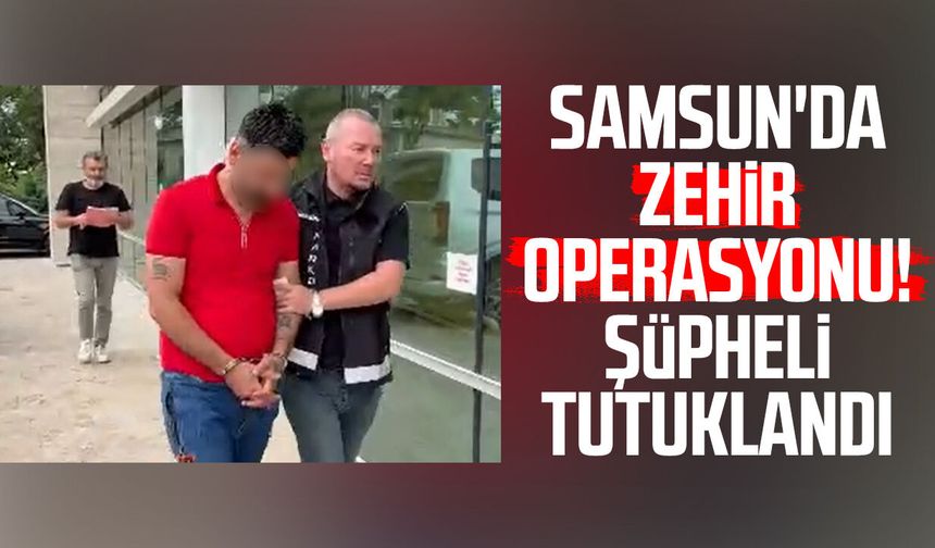 Samsun'da 7 bin 950 sentetik ecza ele geçirildi, şüpheli tutuklandı