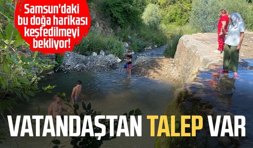Atayurt Şelalesi doğal güzelliğiyle dikkat çekiyor