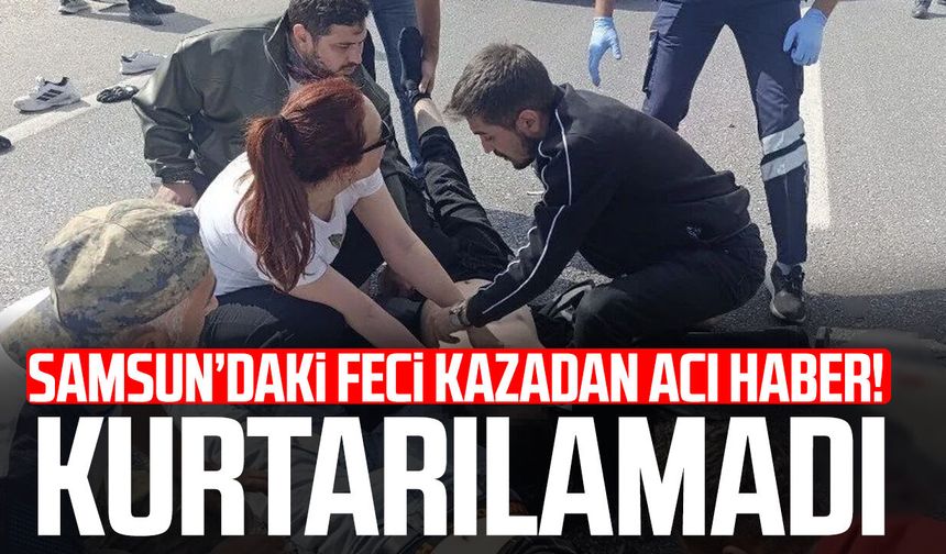Yüzmek için denize giderken kazada ağır yaralanan motosiklet sürücüsü hayatını kaybetti