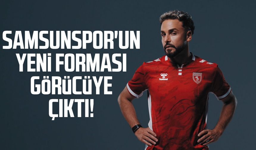 Samsunspor'un yeni forması görücüye çıktı!