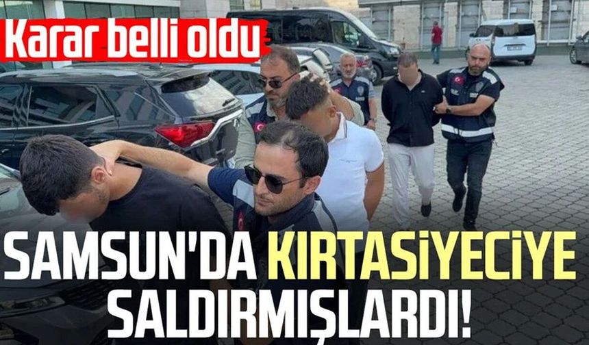 Samsun'da kırtasiyeciye saldırmışlardı! 2 kişi tutuklandı