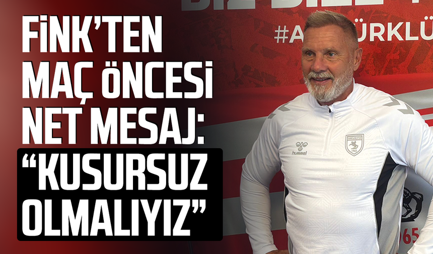 Thorsten Fink: 'Odağımız Fenerbahçe, hedefimiz galibiyet'
