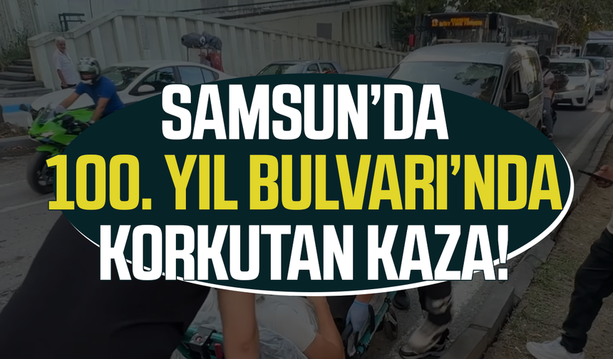 Hafif ticari araç ile motosiklet çarpıştı: 1 yaralı