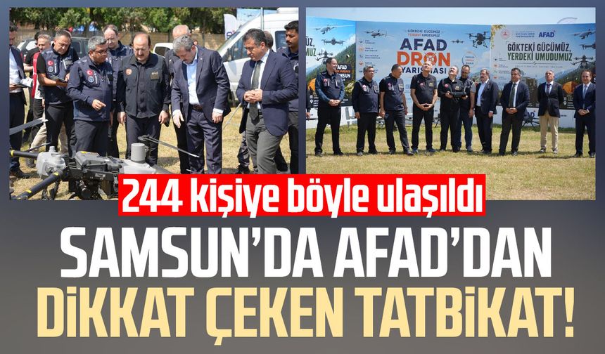 AFAD Başkanı Pehlivan: 'İHA'larla 244 vatandaşımıza sağ ulaşıldı'