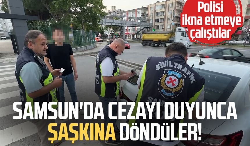 Samsun'da 'korsan taksi' denetimi: 3 sürücüye 300 bin TL ceza