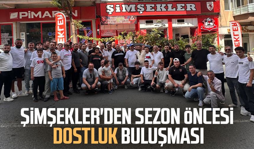 Şimşekler'den sezon öncesi dostluk buluşması
