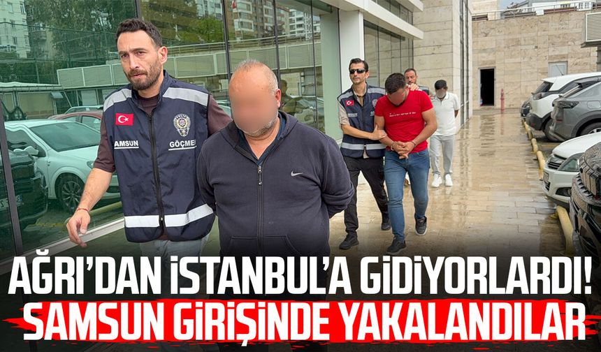 Samsun'da göçmen kaçakçılığı operasyonu: 12 Afgan yakalandı, 4 gözaltı