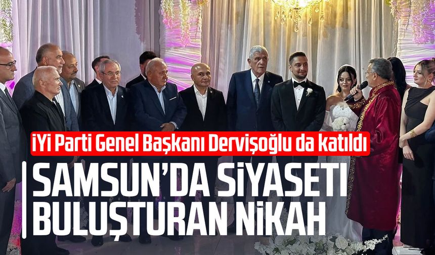 Aksoy ve Güdür ailelerinin mutlu günü! Siyasiler nikahta buluştu