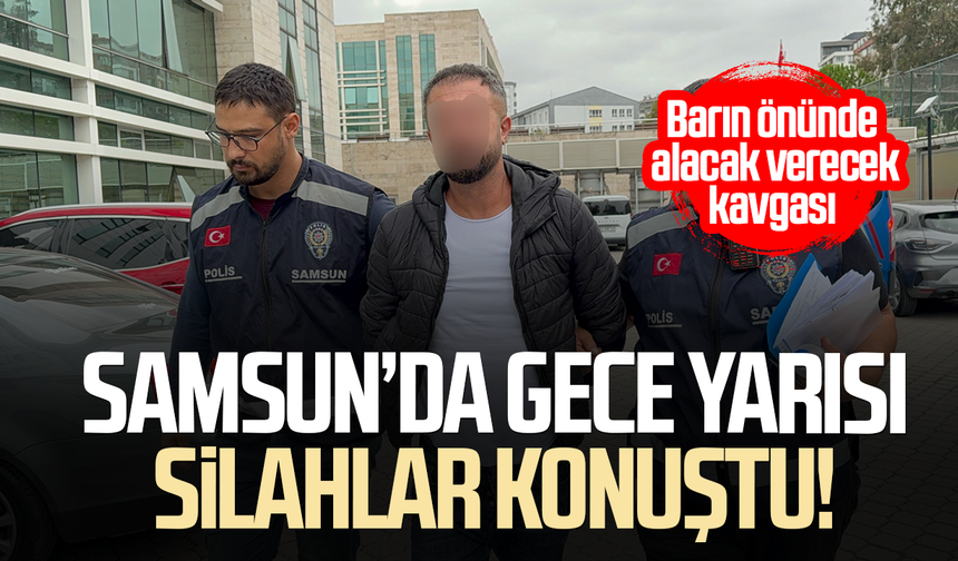 Samsun'da silahlı saldırı: 1 yaralı