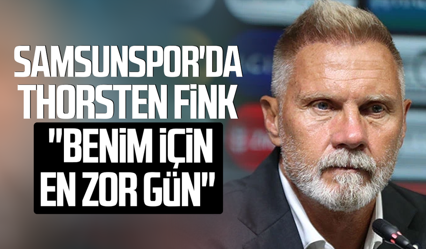 Thorsten Fink: 'Takımın biraz zamana ihtiyacı var'