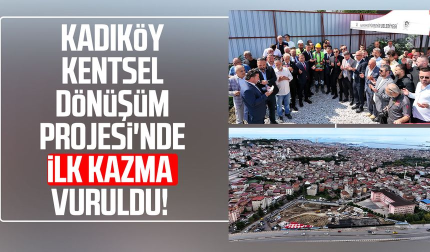 Samsun'da 'Kadıköy Kentsel Dönüşüm Projesi'nin temeli atıldı