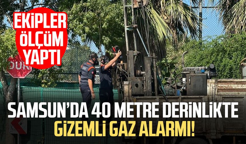 Ankara AFAD KBRN ekibi gaz çıkan alanda ölçüm yaptı