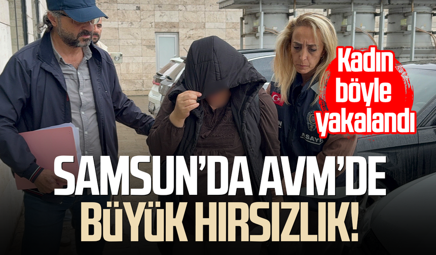 AVM'den 20 bin liralık giyim eşyası çalan kadın tutuklandı