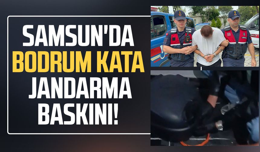 Samsun'da jandarma motosiklet çantasında ele geçirdi