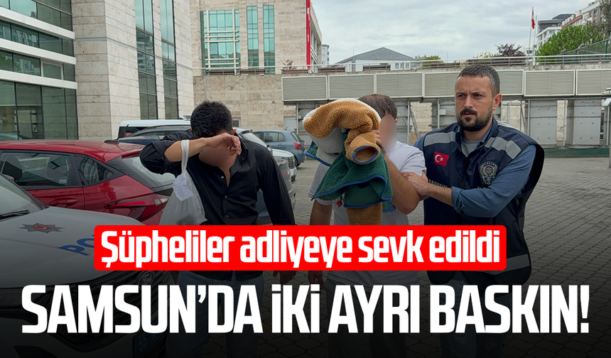 Samsun'da 2 ayrı uyuşturucu operasyonu: 2 gözaltı