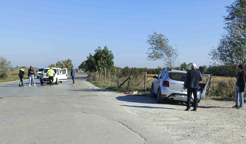 Bafra'da trafik kazası: 3 yaralı