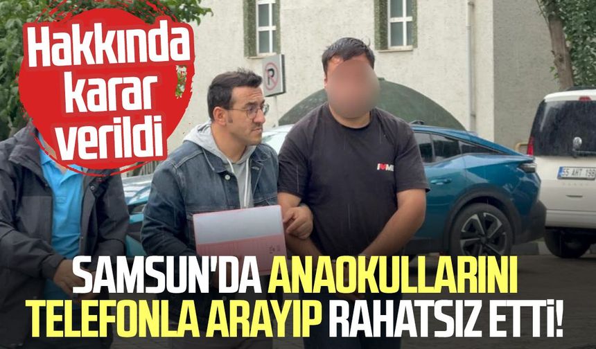 Anaokullarını telefonla arayıp rahatsız eden şahıs gözaltına alındı