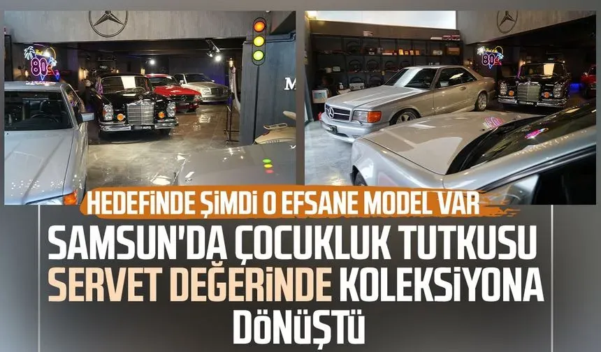 Samsun’da gizli Mercedes müzesi! İçindeki araçlara paha biçilemiyor