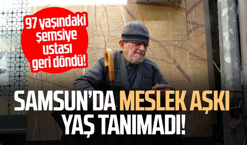 97 yıllık ömür, 70 yıllık ustalık: Şemsiyelere ikinci bahar
