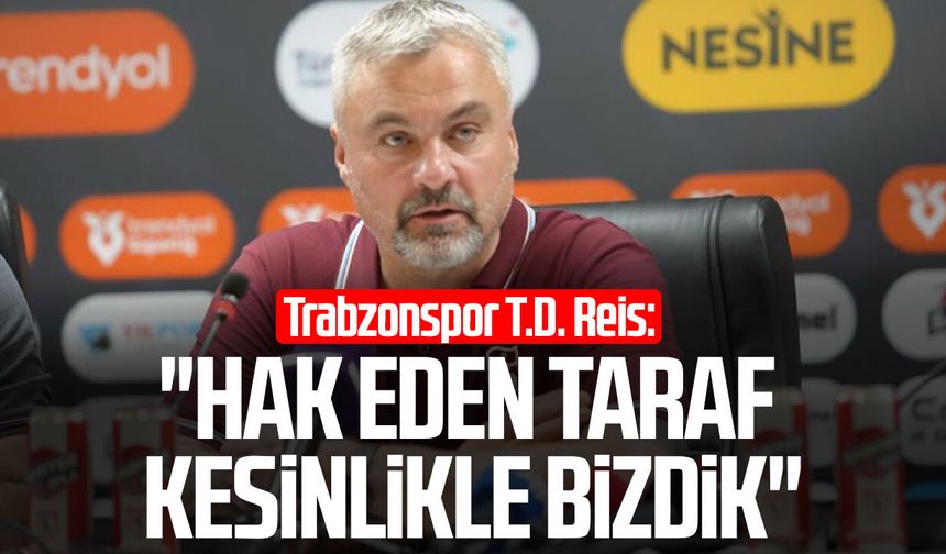 Thomas Reis: 'Maçı hak eden taraf bizdik'