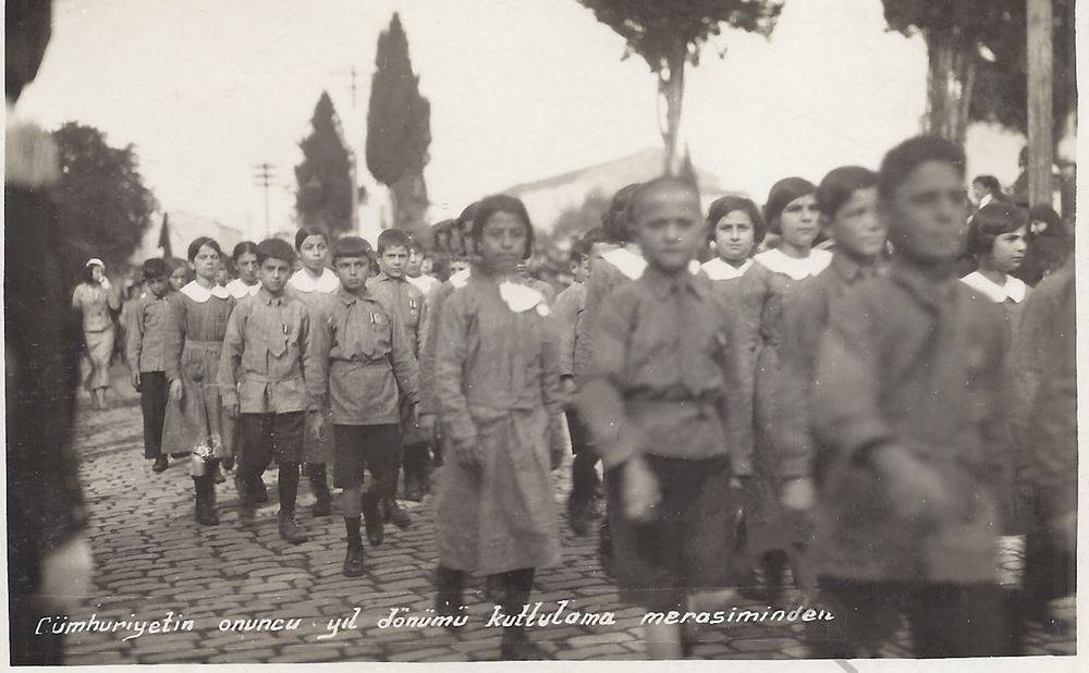 Samsun'da Cumhuriyetin 10. yıl kutlamarından fotoğraflar - Samsun Haber