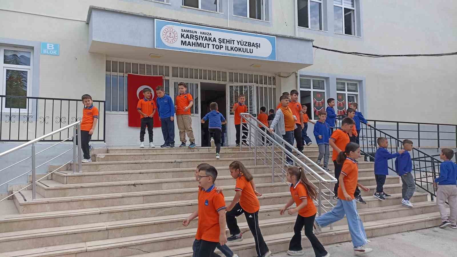 Havza'da ilk ders zili çaldı