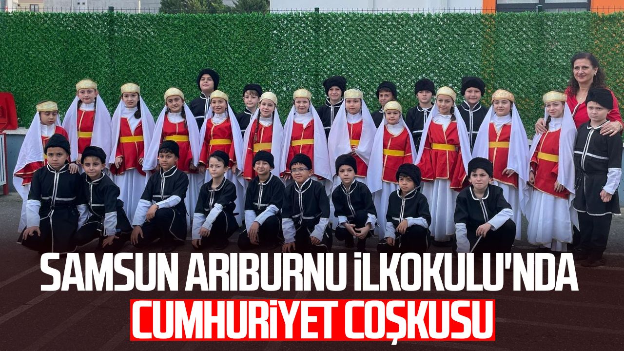 Arıburnu İlkokulu'nda Cumhuriyet coşkusu